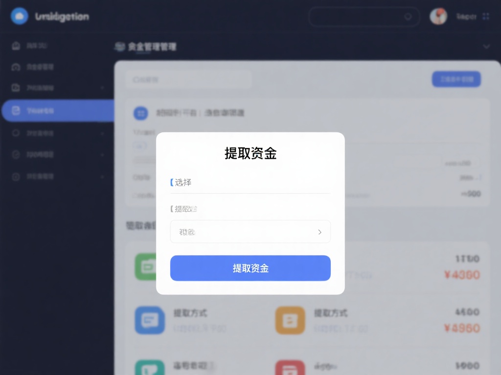 选择“提取资金”选项：在资金管理页面，找到并点击“